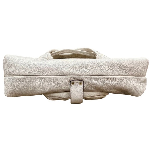 Michael Kors White Pebbled Leather Hobo Shoulder Bag - Picture 9 of 11